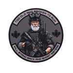 Morale Patch - Too Old to Run - 3.5"Dia - BLK Background 
