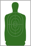 B27S Green Silhouette Target  - 23" X 45" (25pack)