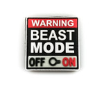 PVC Morale Patch - Warning Beast Mode ON