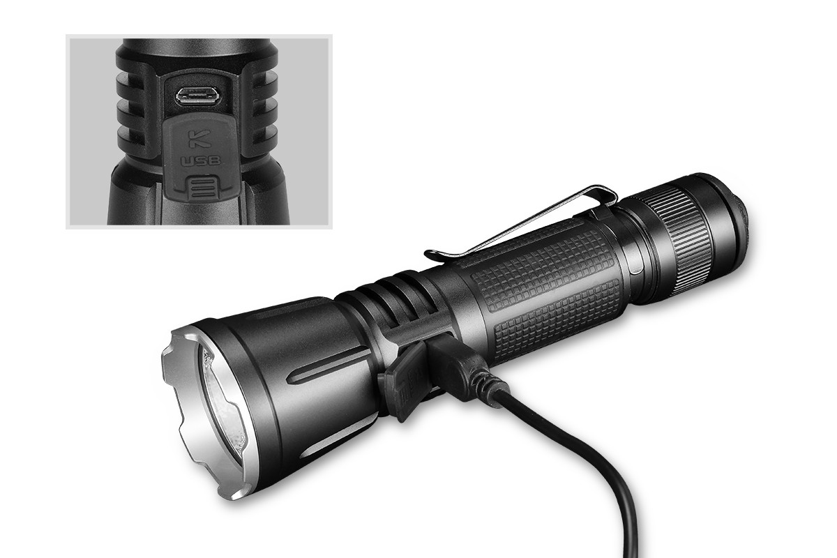 klarus 360x3 tactical flashlight