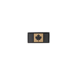 PVC Morale Patch - Canadian Flag - Coyote Brown 1"x2"