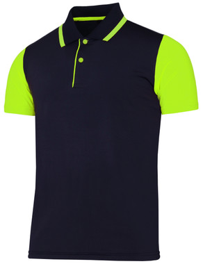 Download Short Sleeve Raglan Fluorescent Color Spandex Polo Shirt ...