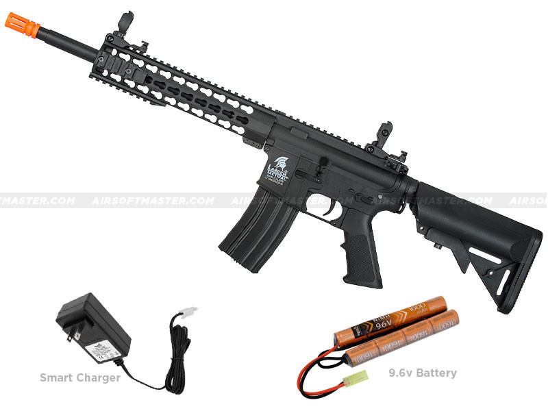 lancer tactical lt 19b g2 10 m4 keymod gen 2 airsoft gun black