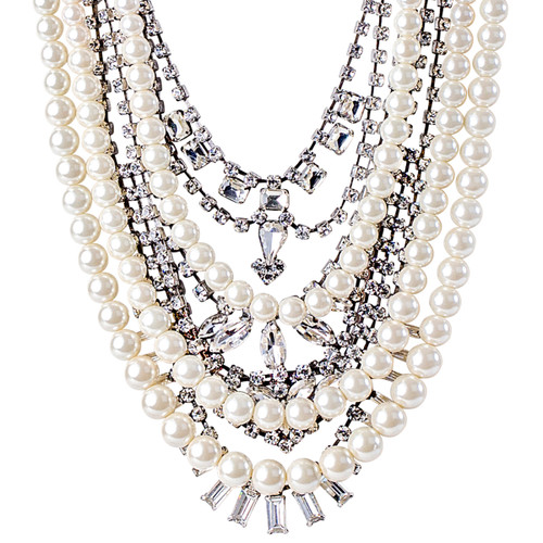 Antique Rhodium Plated Close Up
