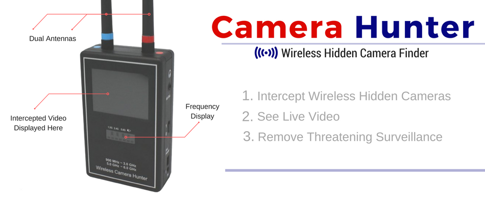meteor Conqueror wallet Camera Hunter - Wireless Camera Finder