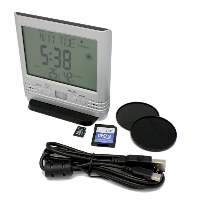 PV-TM10 Weather Station HD Hidden Camera DVR with Thermal PIR
