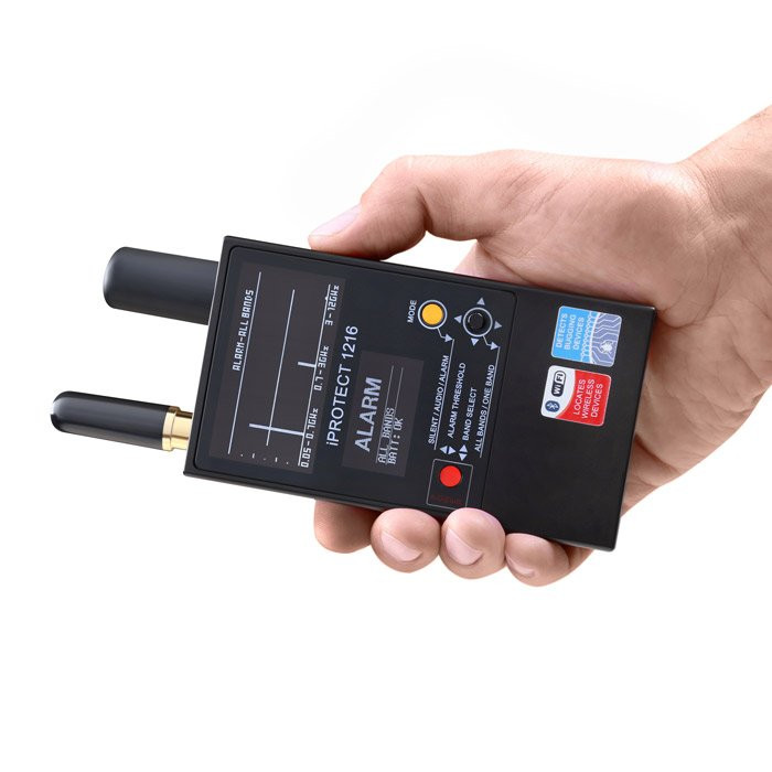 3 Band RF Detector Handheld Countermeasures Bug Detection Device