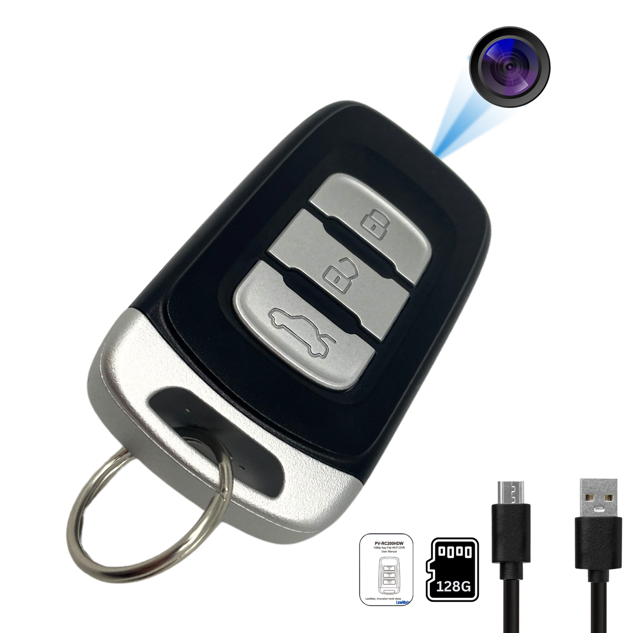 LawMate Key Chain Hidden Camera
