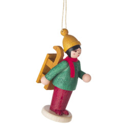 Holiday Sports Children Ornament Carrying Sled