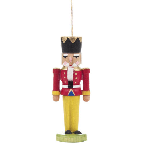 German Nutcracker Ornament Red Jacket | ChristKindl-Markt German Gifts