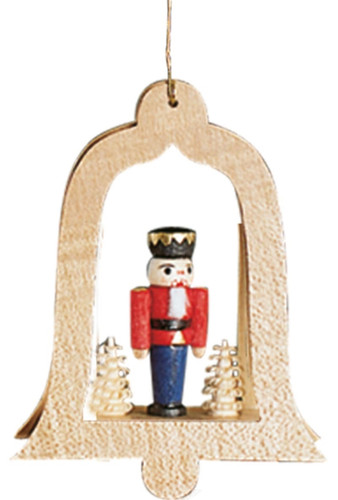 Nutcracker Tree Bell Christmas German Ornament ORR134X38 