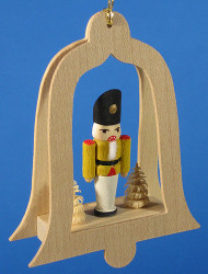 Nutcracker Tree Bell Christmas Ornament