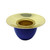 Pyramid Candle Holder Blue