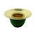 Pyramid Candle Holder Green