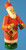 Santa Rocking Horse Christmas Ornament
