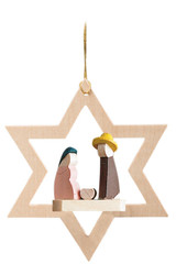 Star Ornament Miniature Holy Family
