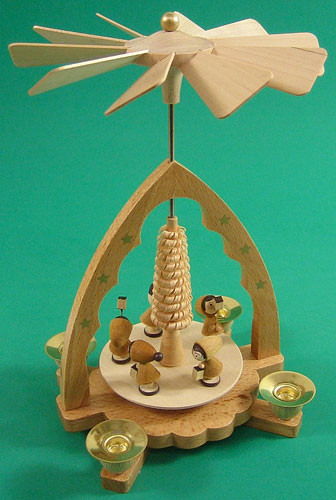 Christmas Children Lantern German Pyramid