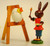 Bunny Artist Chick Figurine