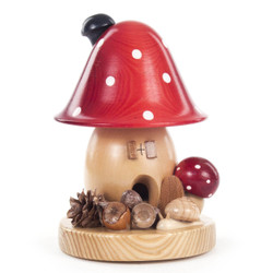 Dotted Mushroom House German Smoker
