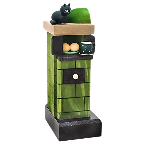 green tiled stove german smoker christmas pyramid paddles