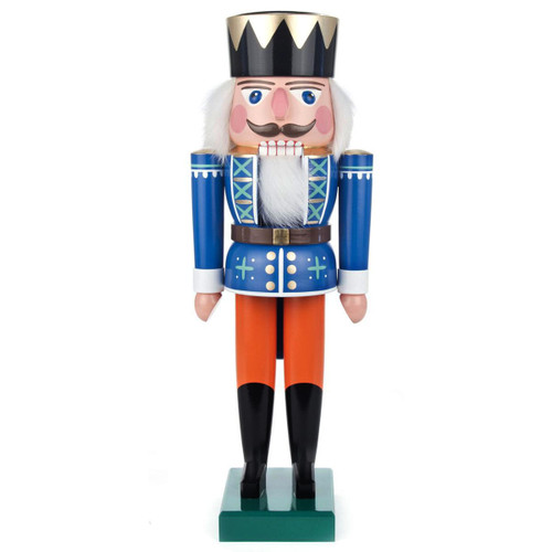 King Blue Pumpkin German Nutcracker ChristKindlMarkt German Gifts