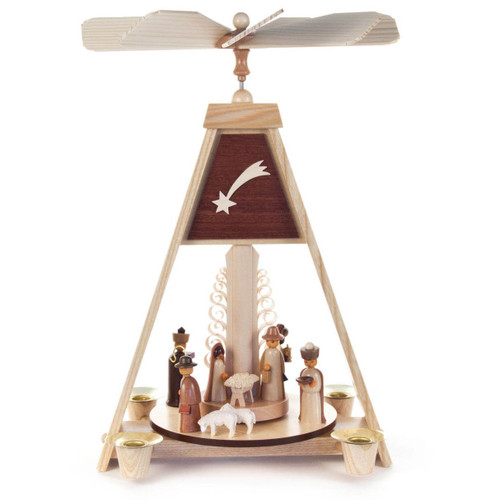 Christmas Carousel Pyramid with Nativity ChristKindlMarkt
