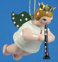 Oboe Angel Christmas Ornament