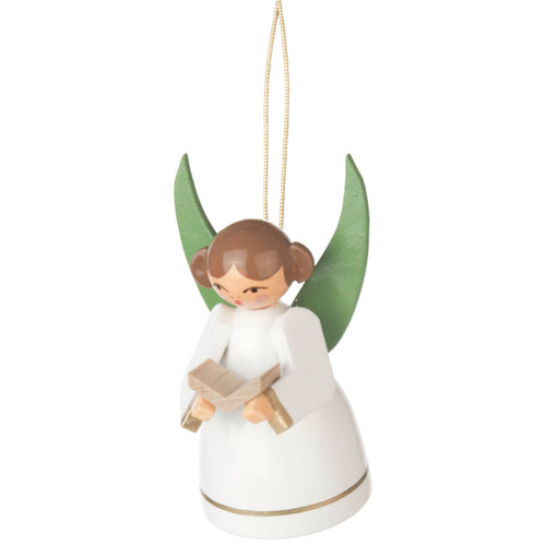 Ornament White Angel Singing