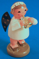 Angel Figurine Horn