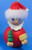 Red Mini Santa German Ornament ORR135X68