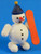 Mini Snowman Snow Boarder German Smoker SMR263X84