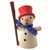 Wooden German Snowman Stick Figurine 45mm