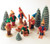 Wooden German Snow Kids Trees Figurines Handmade 11 Set