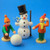 Kids and Snowman German Figurine