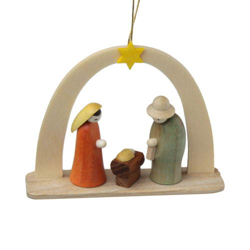 Arch Nativity German Ornament