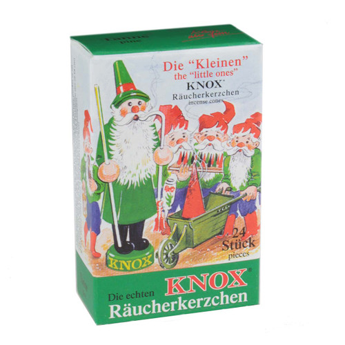 Knox MINI Pine Scent German Incense Cones Made in Germany for Christmas Smokers