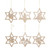 Six Stars Wooden German Ornaments ORD199X374