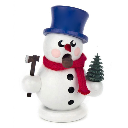 Mini Snowman Christmas Tree German Smoker SMD136X169