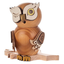 Winking Whimsical Owl German Smoker SMD146X1670X1