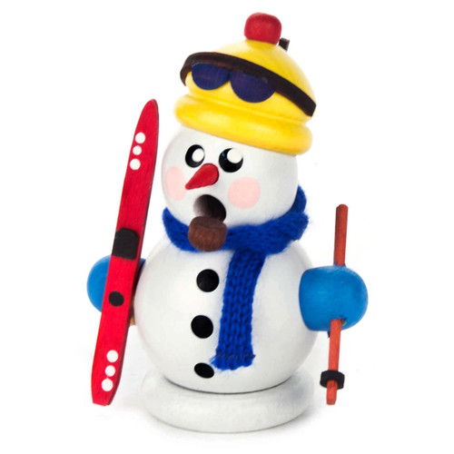 Mini Snowman Christmas Ski German Smoker SMD136X172