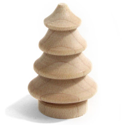 Wooden Natural Tree 50mm 2inch Figurine