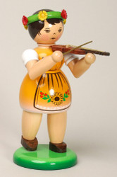 Girl Playing Violin Figurine