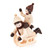 Children Riding a Sled German Wooden Figurine  FGD232x102x15N
