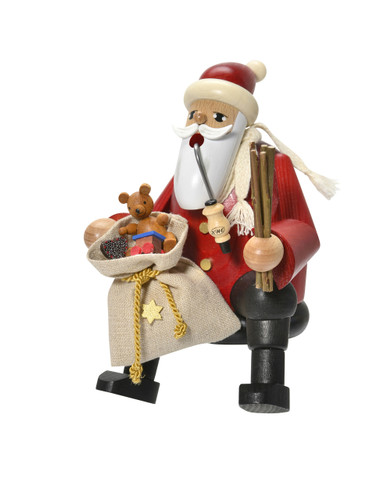 Sitting Santa with Gifts German Smoker SMK211X90