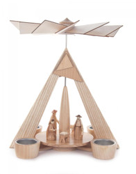 Modern Nativity German Tea Light Pyramid  PYD085X885X1