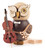 Whimsical Owl with Cello Music German Smoker SMD146X1670X17