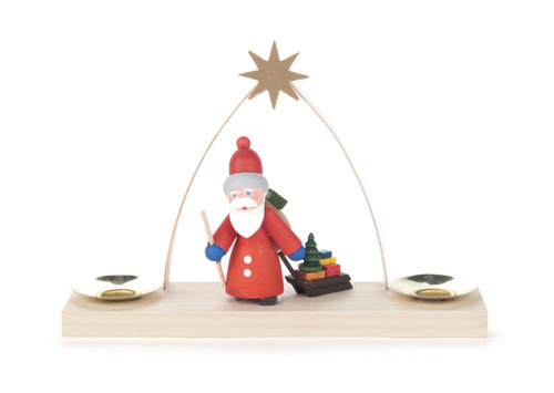 Arch Santa with Sled Candleholder CHD225X023