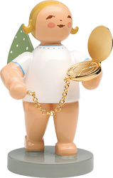 WENDT & KÜHN Blonde Angel with Pocket Watch Large 6 inch Figurine