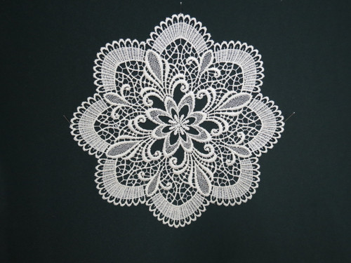 German Lace Round Doily 11 inch Table Topper LN10077-21
