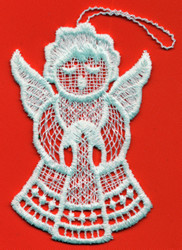 German Lace Christmas Angel Ornament LN-W21